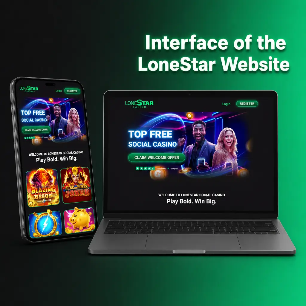 Interface of the LoneStar Website
